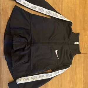 Nike Black Jacket with Pink Swoosh
